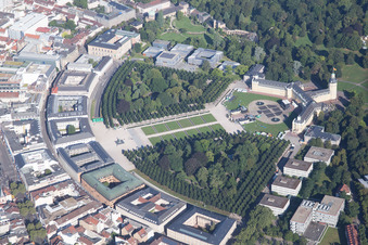 Circle in the district Innenstadt-West in Karlsruhe in the state Baden-Wuerttemberg, Germany