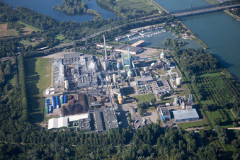 District Knielingen in Karlsruhe in the state Baden-Wuerttemberg, Germany