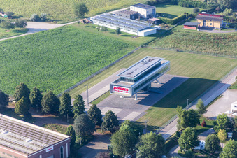 Modern Town Hall building of the city administration of Gemeinde Meissenheim in Meissenheim in the state Bade n-Wurttemberg, Germany