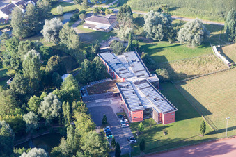 Building of the retirement center ASB Seniorenpflegeeinrichtung Erika-Zuercher-Haus in Meissenheim in the state Baden-Wurttemberg, Germany