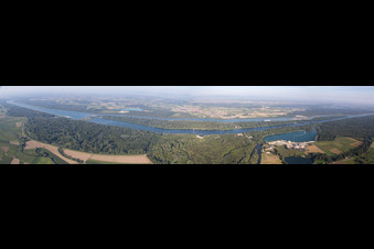 Panorama in Gerstheim in the state Bas-Rhin, France