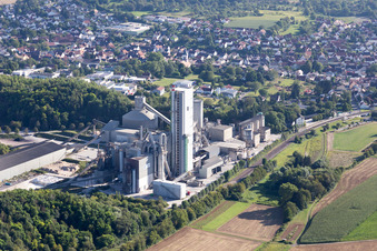 Aerial view of OPTERRA Wössingen in the district Wössingen in Walzbachtal in the state Baden-Wuerttemberg, Germany