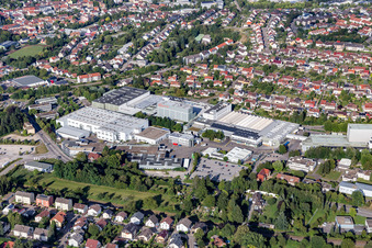 Aerial photograpy of NEFF in Bretten in the state Baden-Wuerttemberg, Germany