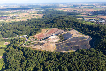 AVL BURGHOF landfill in the district Gündelbach in Vaihingen an der Enz in the state Baden-Wuerttemberg, Germany