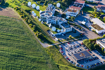 Aerial photograpy of District Waldrems in Backnang in the state Baden-Wuerttemberg, Germany