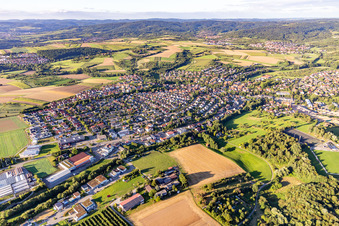 District Unterweissach in Weissach im Tal in the state Baden-Wuerttemberg, Germany