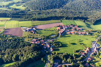Aerial view of Leisure Centre - Amusement Park Ort: Familienferienstaette Haus Lutzenberg e.V. in the district Lutzenberg in Althuette in the state Baden-Wurttemberg, Germany