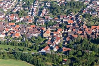 Church building in the village of in Zaisenhausen in the state Baden-Wurttemberg, Germany