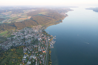 District Ludwigshafen in Bodman-Ludwigshafen in the state Baden-Wuerttemberg, Germany out of the air