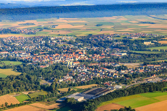 City view from the south in Riedlingen in the state Baden-Wuerttemberg, Germany