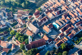 Church building in the village of in Riedlingen in the state Baden-Wurttemberg, Germany