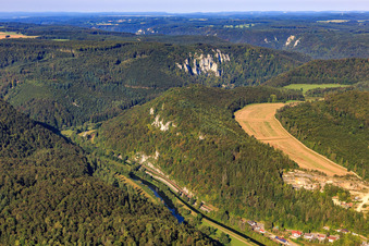 Danube Valley in the district Neidingen in Beuron in the state Baden-Wuerttemberg, Germany