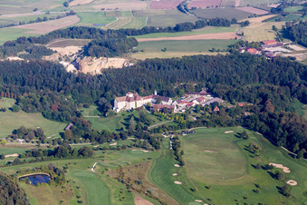 Grounds of the Golf course at Schloss Langenstein - Der Country Club in the district Orsingen in Orsingen-Nenzingen in the state Baden-Wurttemberg, Germany