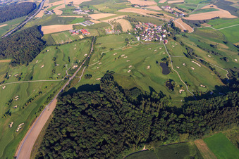 Grounds of the golf course GOLFPLATZ STEISSLINGEN GMBH in the district Wiechs in Steißlingen in the state Baden-Wuerttemberg, Germany