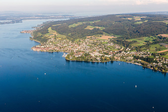 Village on the banks of the area Lake Constance in Steckborn in the canton Thurgau, Switzerland