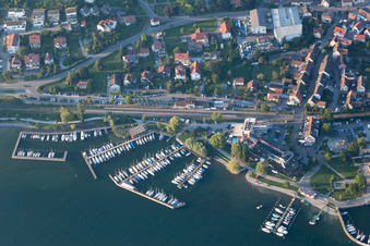 Waterfront promenade in the district Ludwigshafen in Bodman-Ludwigshafen in the state Baden-Wuerttemberg, Germany