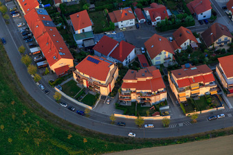 Penthouses on the Höhenweg in Kandel in the state Rhineland-Palatinate, Germany