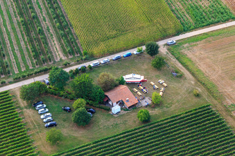 Feast at the grill hut Impflingen in Impflingen in the state Rhineland-Palatinate, Germany