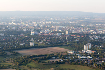 District Weisenau in Mainz in the state Rhineland-Palatinate, Germany