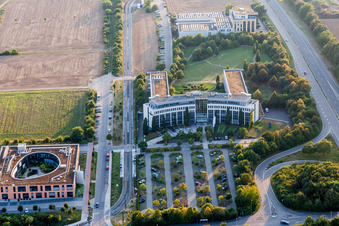 Office building of media enterprise VRM in the district Marienborn in Mainz in the state Rhineland-Palatinate, Germany