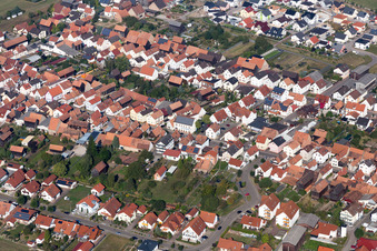 Settlement area in Hatzenbuehl in the state Rhineland-Palatinate, Germany