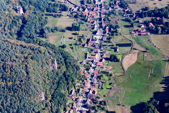 Obersteinbach in the state Bas-Rhin, France out of the air