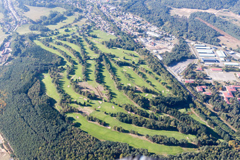 Aerial photograpy of Golf de Bitche in Bitsch in the state Moselle, France