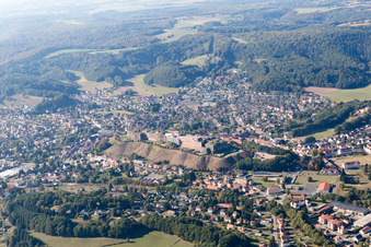Aerial photograpy of Bitche in the state Moselle, France