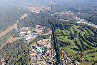 Drone image of Bitche in the state Moselle, France
