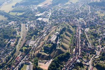 Bitche in the state Moselle, France seen from a drone