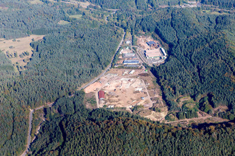 Industriestrasse in Hinterweidenthal in the state Rhineland-Palatinate, Germany