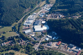 Reichenbach Industrial Area in Dahn in the state Rhineland-Palatinate, Germany
