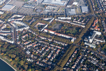 Pfalzplatz, Deaconess Hospital in the district Lindenhof in Mannheim in the state Baden-Wuerttemberg, Germany