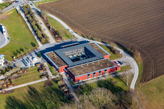 District Aunham in Bad Birnbach in the state Bavaria, Germany viewn from the air