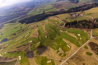 Bella Vista Golf Club in the district Aunham in Bad Birnbach in the state Bavaria, Germany from above