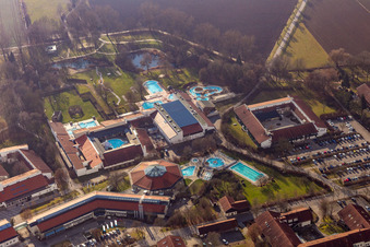 District Aunham in Bad Birnbach in the state Bavaria, Germany out of the air