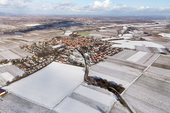 District Mörzheim in Landau in der Pfalz in the state Rhineland-Palatinate, Germany out of the air
