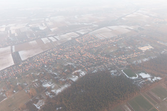 District Schaidt in Wörth am Rhein in the state Rhineland-Palatinate, Germany out of the air