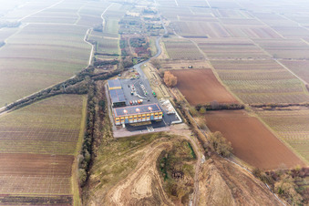 Site waste and recycling sorting in Edesheim in the state Rhineland-Palatinate, Germany