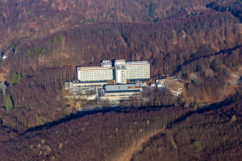 Lufthansa Seeheim GmbH in Seeheim-Jugenheim in the state Hesse, Germany seen from above