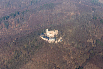 Aerial photograpy of District Auerbach in Bensheim in the state Hesse, Germany