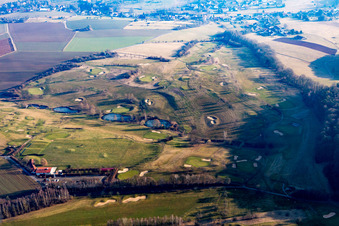 Golf course in the district Kirchbrombach in Brombachtal in the state Hesse, Germany