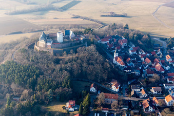 Castle of the fortress Museum on Burgweg in the district Hering in Otzberg in the state Hesse, Germany