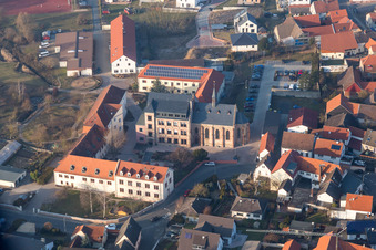 Ground, administration and basis of the charitable organization St. Josephshaus Kinder- and Jugendhilfezentrum gemeinnuetzige GmbH in the district Klein-Zimmern in Gross-Zimmern in the state Hesse, Germany