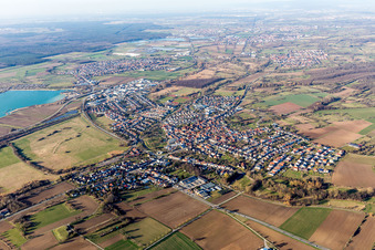 District Ubstadt in Ubstadt-Weiher in the state Baden-Wuerttemberg, Germany