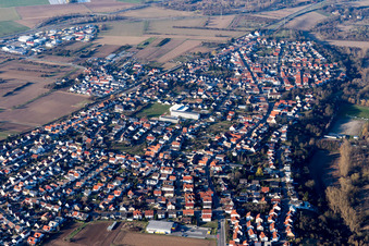 Primary school in the district Berghausen in Römerberg in the state Rhineland-Palatinate, Germany