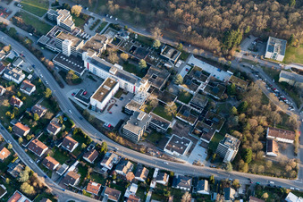 Landau in der Pfalz in the state Rhineland-Palatinate, Germany seen from above
