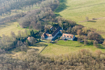 Surbourg in the state Bas-Rhin, France out of the air