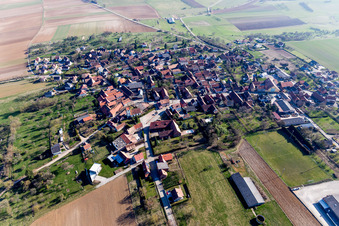 Ettendorf in the state Bas-Rhin, France out of the air