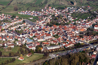 Village view in Dettwiller in the state Bas-Rhin, France